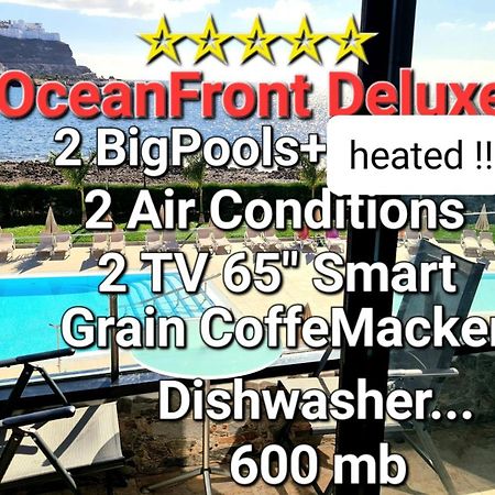 OCEANFRONT DELUXE 3 Beach CURA-TAURO-AMADORES, 2 AirConditioners, 2TV-65 SMART Playa Del Cura  Exterior foto