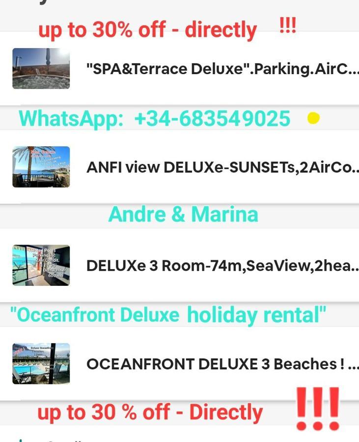 OCEANFRONT DELUXE 3 Beach CURA-TAURO-AMADORES, 2 AirConditioners, 2TV-65 SMART Playa Del Cura  Exterior foto